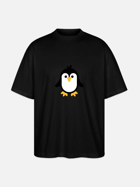 Manchot - T-shirt bio Blaster 2.0 coupe oversize Stanley/Stella Unisexe - noir