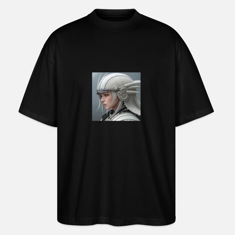 Japanischer Jäger - Stanley/Stella Oversized Unisex Bio T-Shirt Blaster 2.0 - Schwarz