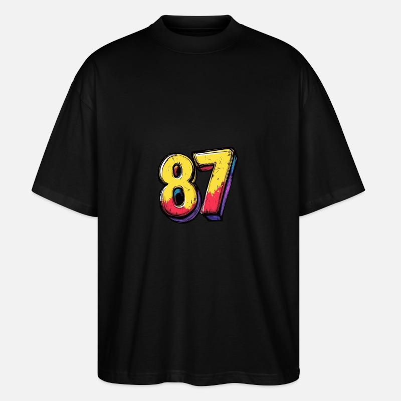 Bande dessinée 87 numéros - T-shirt bio Blaster 2.0 coupe oversize Stanley/Stella Unisexe - noir