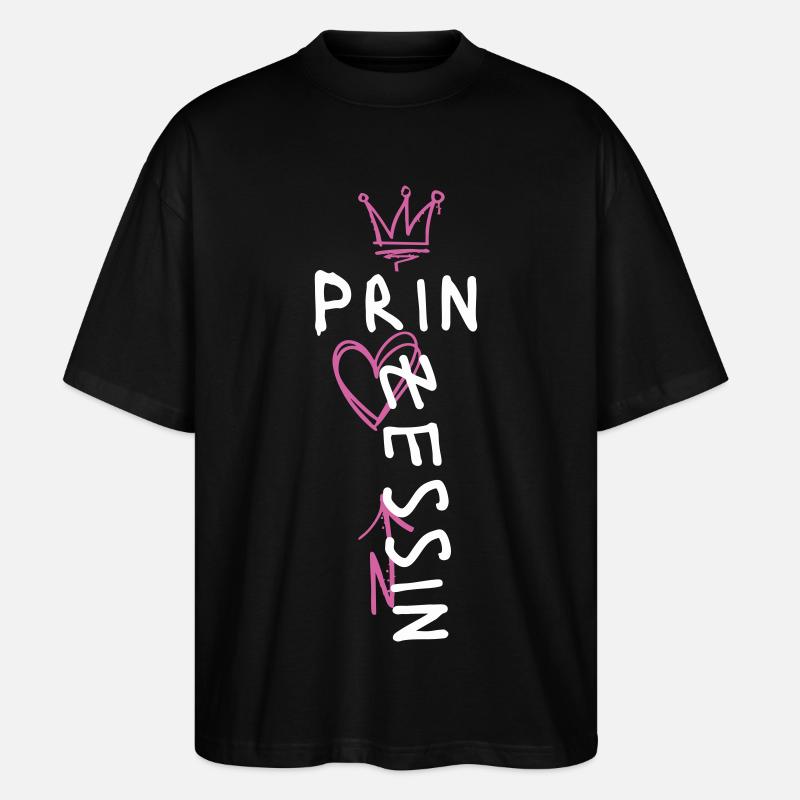 Prinzessin Streetstyle Design - Stanley/Stella Oversized Unisex Bio T-Shirt Blaster 2.0 - Schwarz