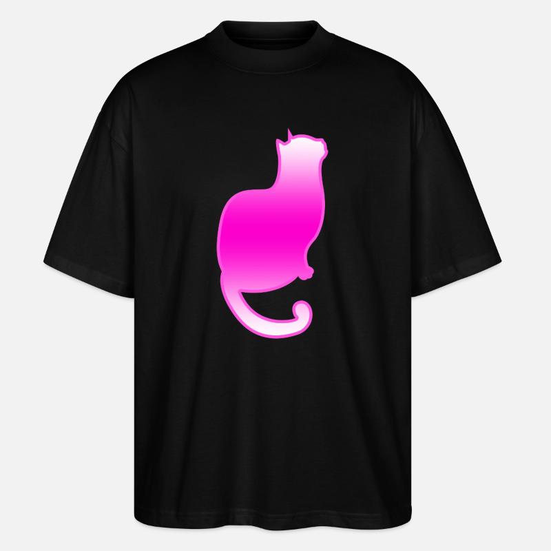 Chat - T-shirt bio Blaster 2.0 coupe oversize Stanley/Stella Unisexe - noir