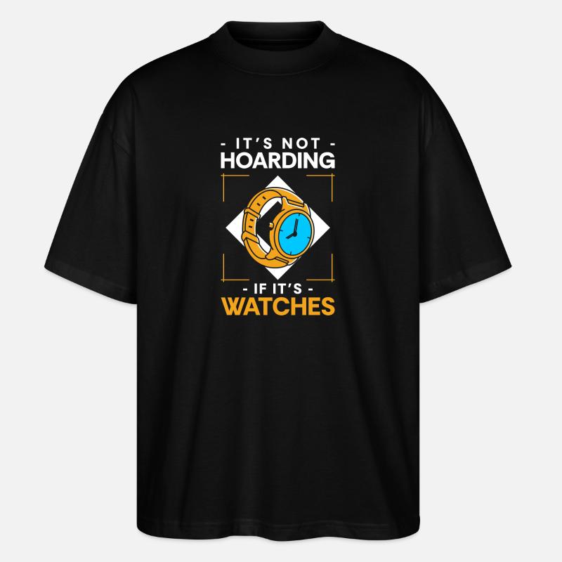 Uhr Uhrenmacher - Stanley/Stella Oversized Unisex Bio T-Shirt Blaster 2.0 - Schwarz