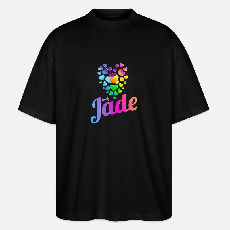 Jade - Stanley/Stella Oversized Unisex Bio T-Shirt Blaster 2.0 - Schwarz