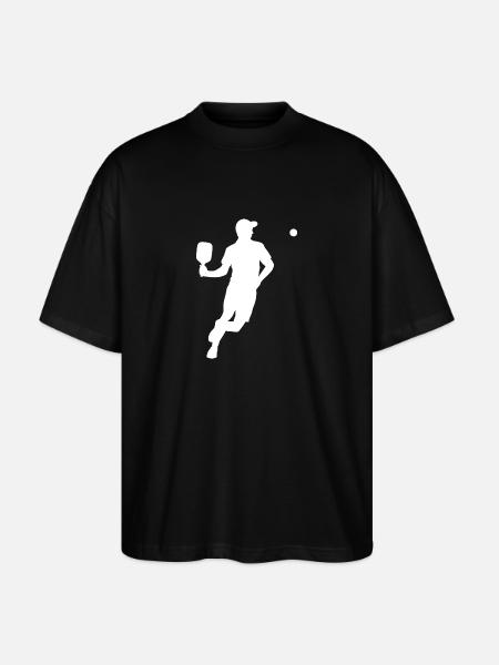 Pickleball Player - Stanley/Stella Oversized Unisex Organic T-shirt Blaster 2.0 - black