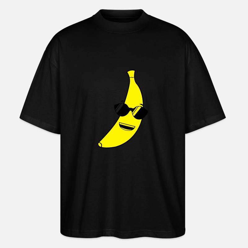 banane_cool_2 - Stanley/Stella Oversized Unisex Bio T-Shirt Blaster 2.0 - Schwarz