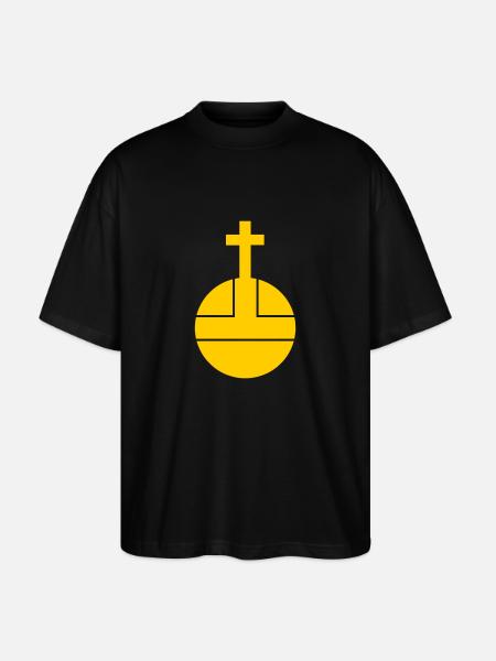 Uppland - Ekologisk Oversized T-shirt Unisex Stanley/Stella Blaster 2.0 - svart