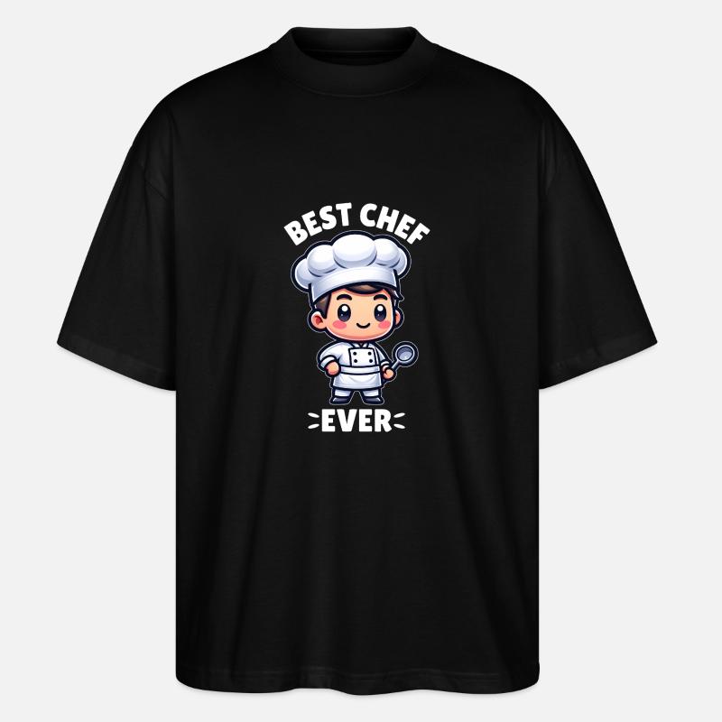 Best chef ever - Stanley/Stella Oversized Unisex Organic T-shirt Blaster 2.0 - black