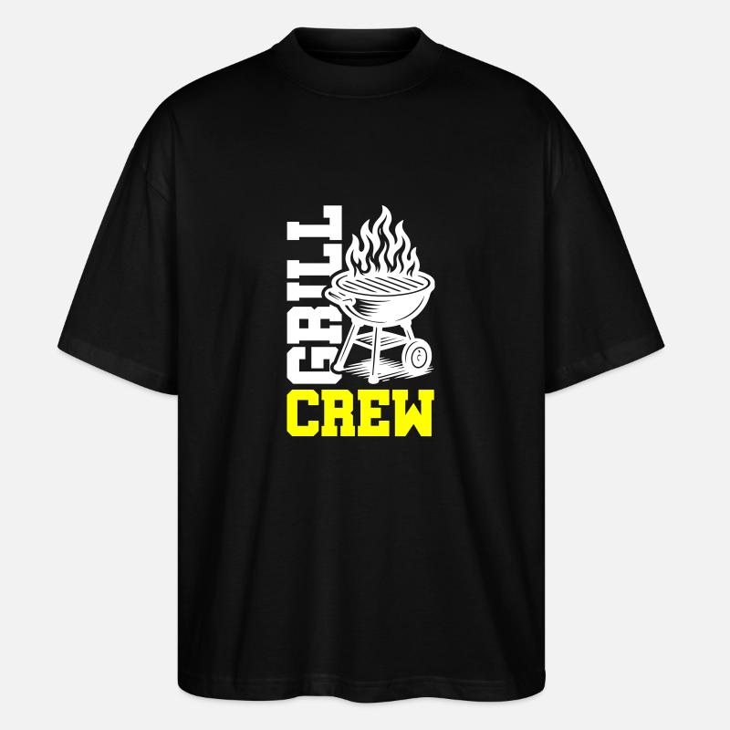 Équipe de grillades - T-shirt bio Blaster 2.0 coupe oversize Stanley/Stella Unisexe - noir