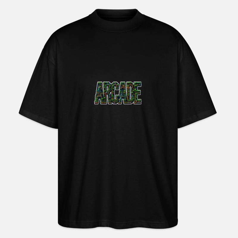 arcade - Stanley/Stella Oversized Unisex Bio T-Shirt Blaster 2.0 - Schwarz