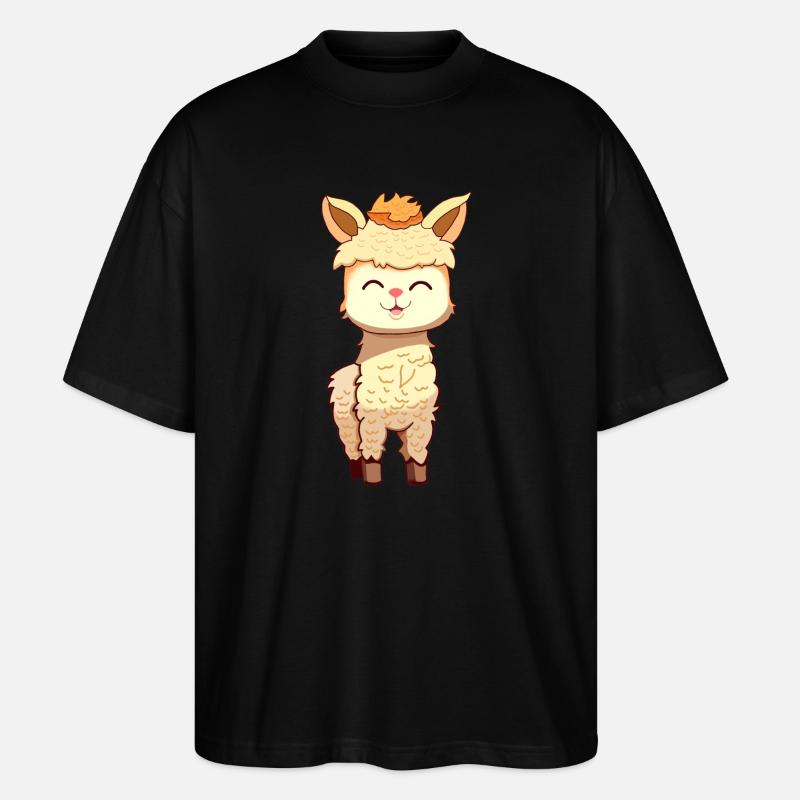 Alpaka - Stanley/Stella Oversized Unisex Bio T-Shirt Blaster 2.0 - Schwarz