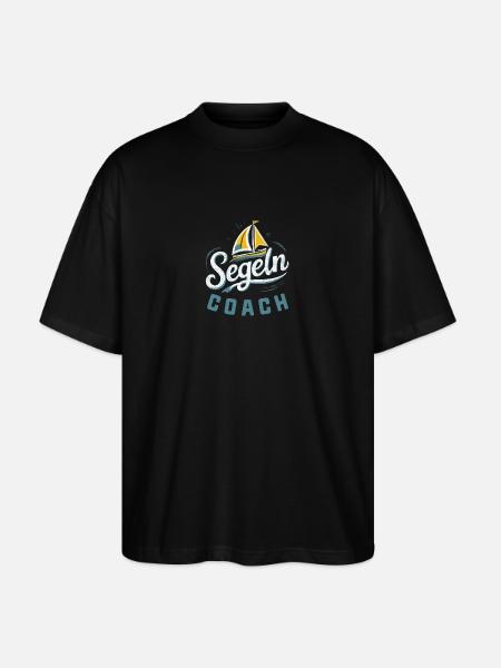Segelcoach - Stanley/Stella Oversized Unisex Bio T-Shirt Blaster 2.0 - Schwarz