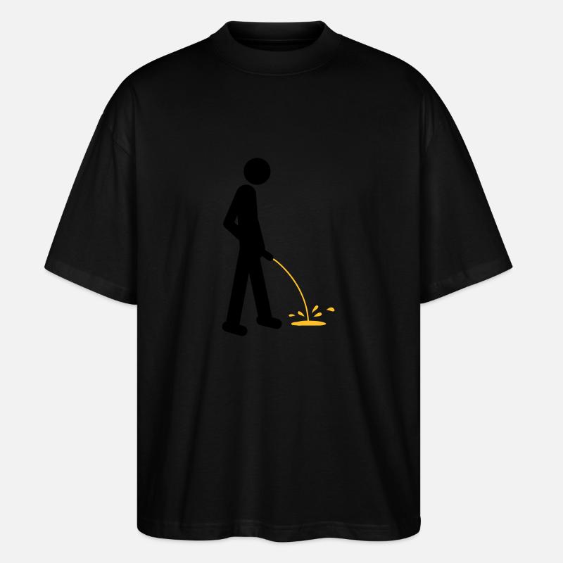 Pee - T-shirt bio Blaster 2.0 coupe oversize Stanley/Stella Unisexe - noir