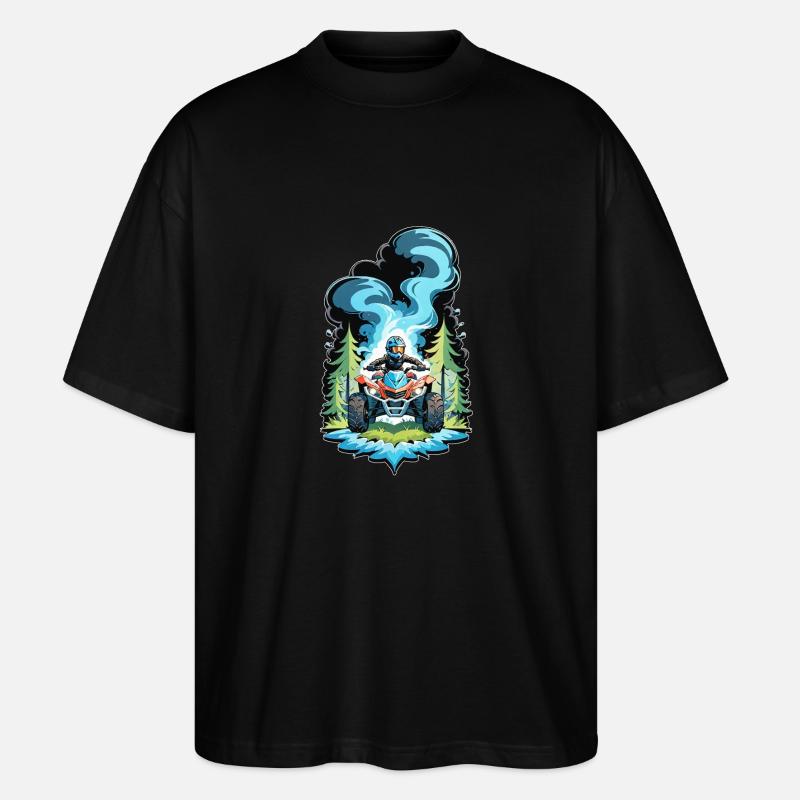 Quad & Offroad - Stanley/Stella Oversized Unisex Bio T-Shirt Blaster 2.0 - Schwarz