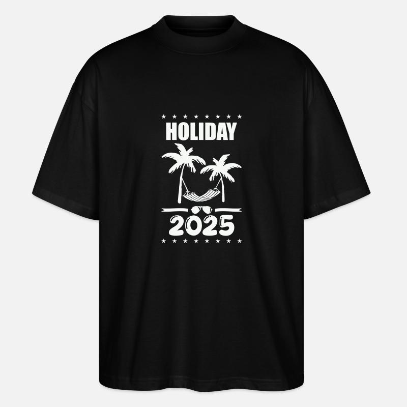 Vacances 2025 - T-shirt bio Blaster 2.0 coupe oversize Stanley/Stella Unisexe - noir