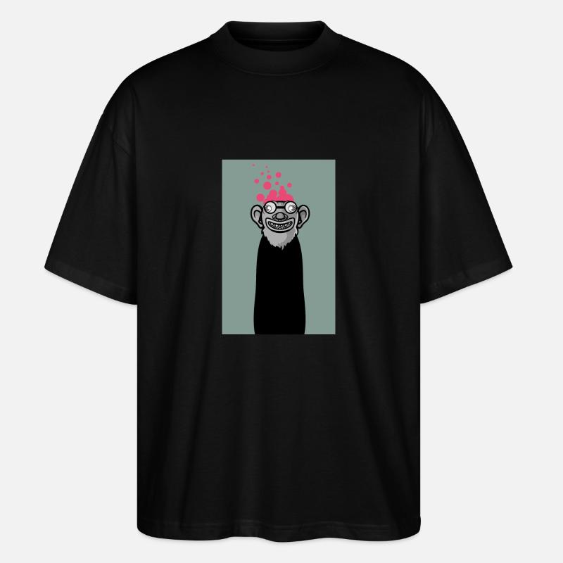 Baked - T-shirt bio Blaster 2.0 coupe oversize Stanley/Stella Unisexe - noir