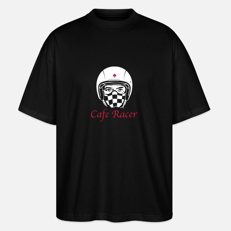 CAFE RACER Rider - T-shirt bio Blaster 2.0 coupe oversize Stanley/Stella Unisexe - noir