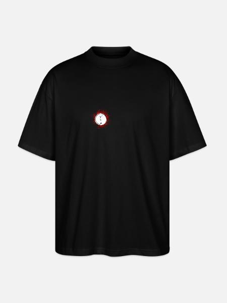 Windrad Silhouette Energie - Stanley/Stella Oversized Unisex Bio T-Shirt Blaster 2.0 - Schwarz