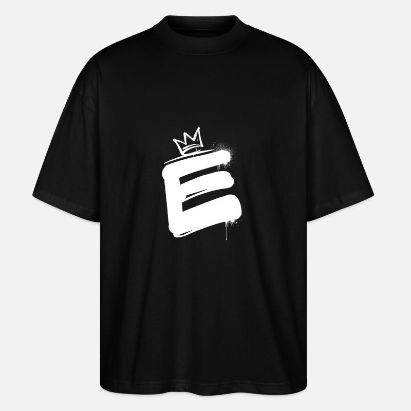 E - Stanley/Stella Oversized Unisex Bio T-Shirt Blaster 2.0 - Schwarz
