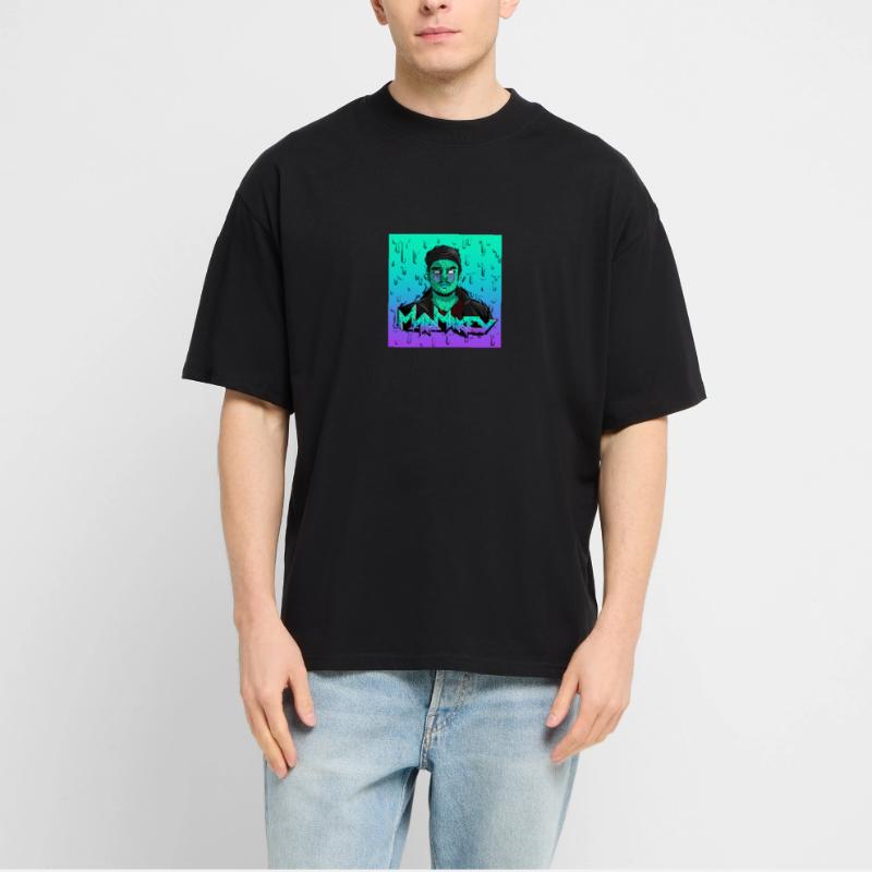 MadMikey Grime Art Post-it vert T-shirt bio Blaster 2.0 coupe oversize Stanley/Stella Unisexe
