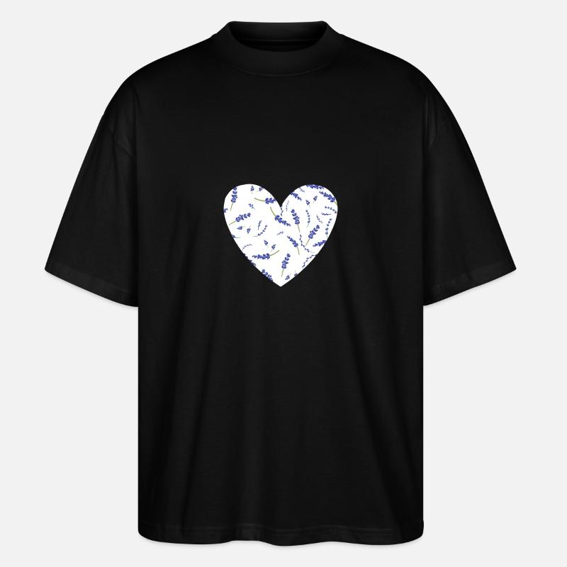 Frühling im Herz - Stanley/Stella Oversized Unisex Bio T-Shirt Blaster 2.0 - Schwarz