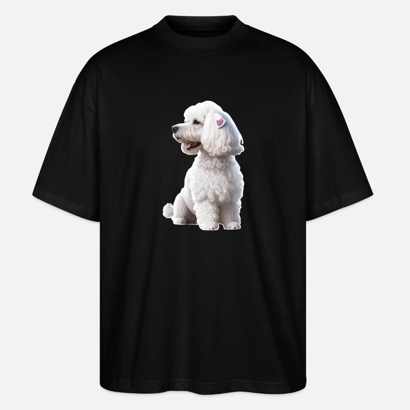 Caniche - T-shirt bio Blaster 2.0 coupe oversize Stanley/Stella Unisexe - noir