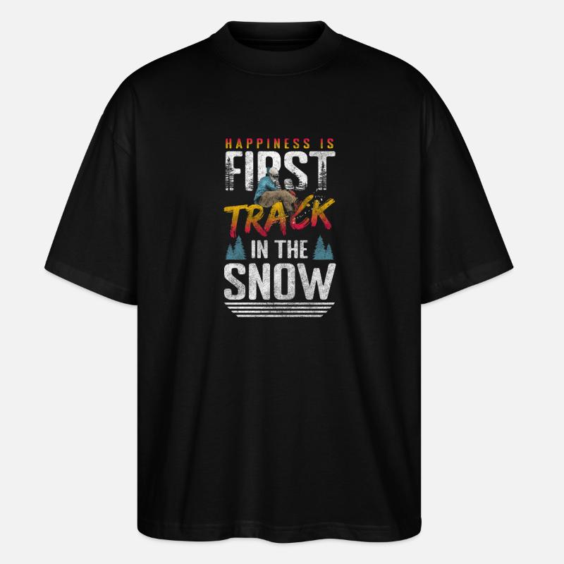 Neige Slope Tailgrab Vacances d’hiver - T-shirt bio Blaster 2.0 coupe oversize Stanley/Stella Unisexe - noir