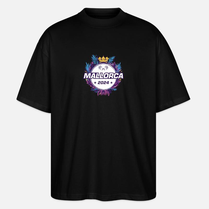 Mallorca 2024 - Stanley/Stella Oversized Unisex Bio T-Shirt Blaster 2.0 - Schwarz