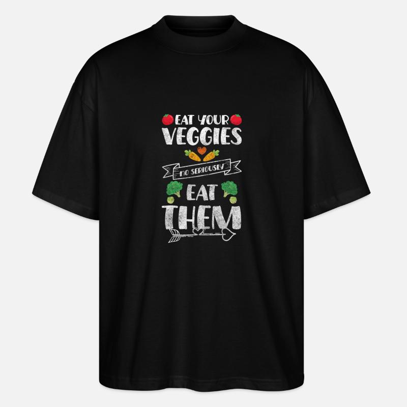 Berater Beruf Essgewohnheit - Stanley/Stella Oversized Unisex Bio T-Shirt Blaster 2.0 - Schwarz