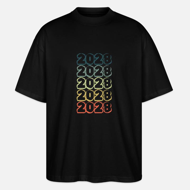 2028 - Stanley/Stella Oversized Unisex Bio T-Shirt Blaster 2.0 - Schwarz
