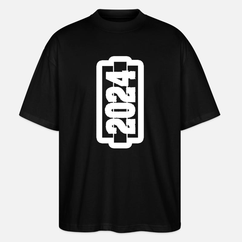 Jahr 2024 - Stanley/Stella Oversized Unisex Bio T-Shirt Blaster 2.0 - Schwarz