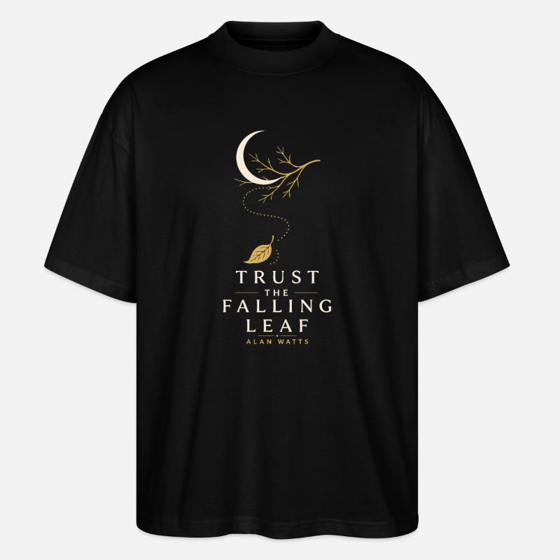 Falling Leaf Trust - Stanley/Stella Oversized Unisex Bio T-Shirt Blaster 2.0 - Schwarz