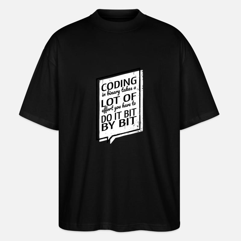 computers quote c sharp programming - Stanley/Stella Oversized Unisex Bio T-Shirt Blaster 2.0 - Schwarz