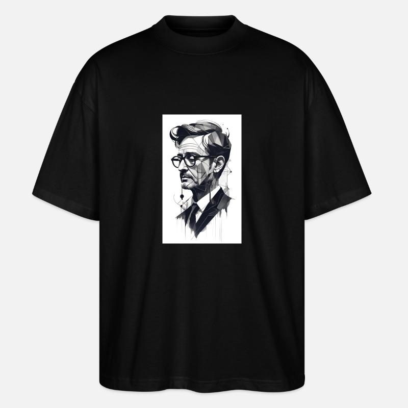 Abstrakter Profi - Stanley/Stella Oversized Unisex Bio T-Shirt Blaster 2.0 - Schwarz