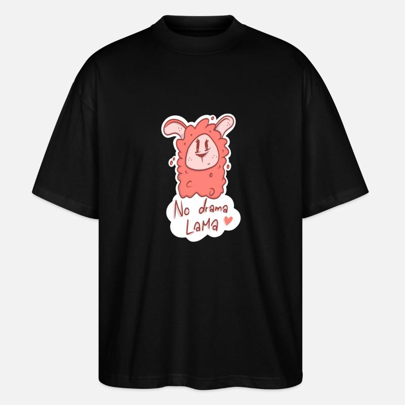 Lama4 - Stanley/Stella Oversized Unisex Bio T-Shirt Blaster 2.0 - Schwarz