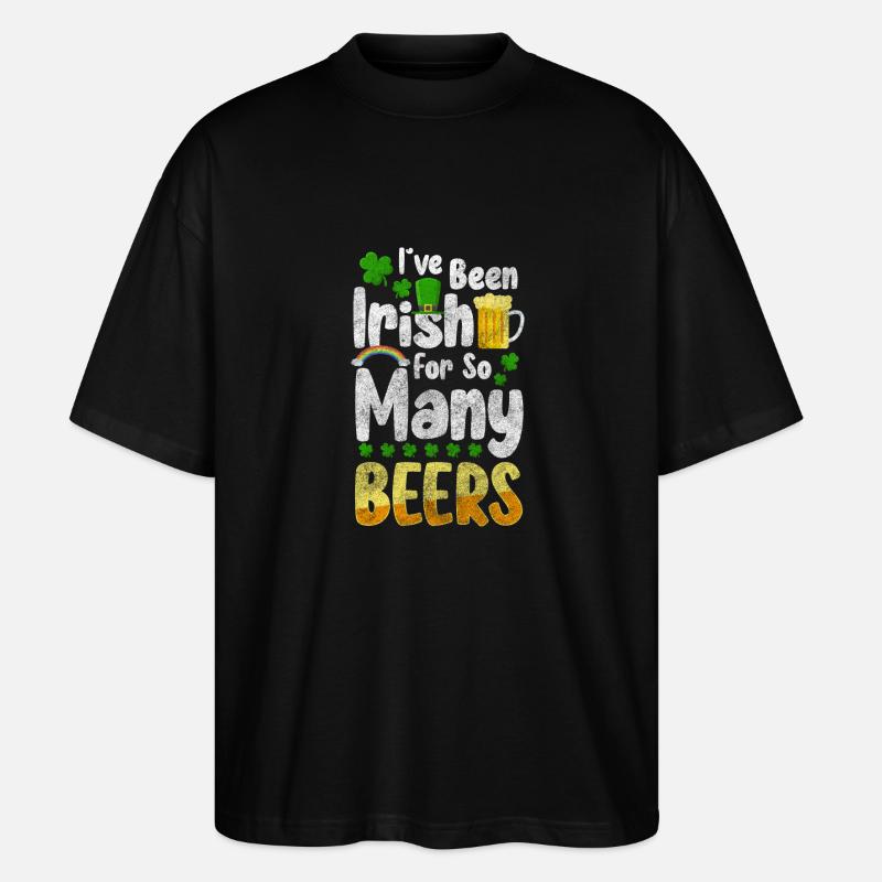 Pub Boire Excursion Alcool - T-shirt bio Blaster 2.0 coupe oversize Stanley/Stella Unisexe - noir