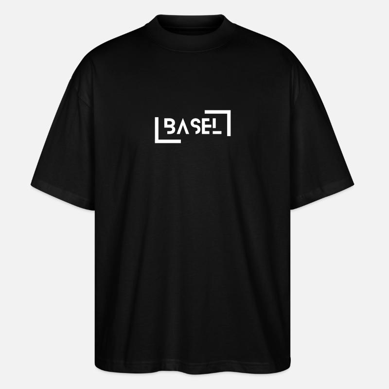 Basel - Stanley/Stella Oversized Unisex Bio T-Shirt Blaster 2.0 - Schwarz