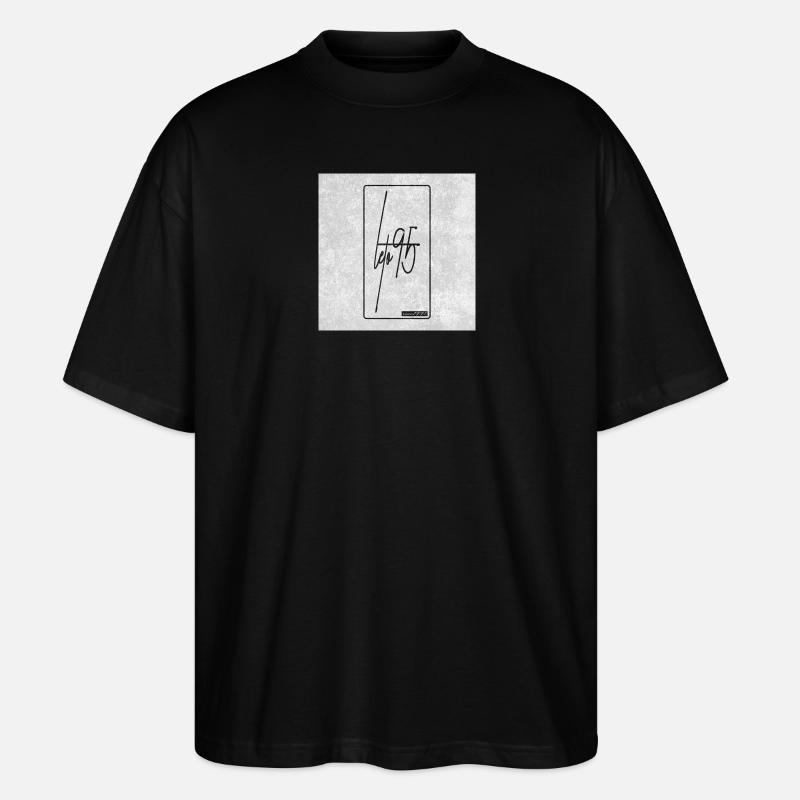 Leto Grey - Stanley/Stella Oversized Unisex Bio T-Shirt Blaster 2.0 - Schwarz