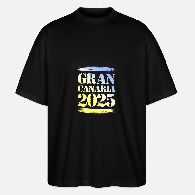 Gran Canaria 2025 - Stanley/Stella Oversized Unisex Organic T-shirt Blaster 2.0 - black