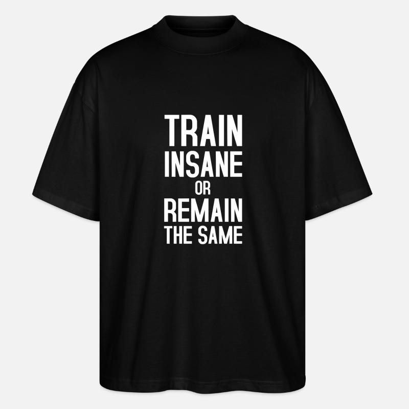 Train insane - T-shirt bio Blaster 2.0 coupe oversize Stanley/Stella Unisexe - noir