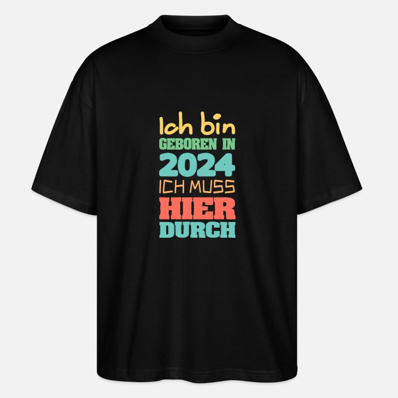 Bin 2024 - Stanley/Stella Oversized Unisex Bio T-Shirt Blaster 2.0 - Schwarz