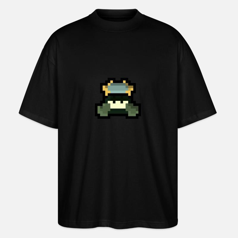 Pixel Boxer - Stanley/Stella Oversized Unisex Bio T-Shirt Blaster 2.0 - Schwarz