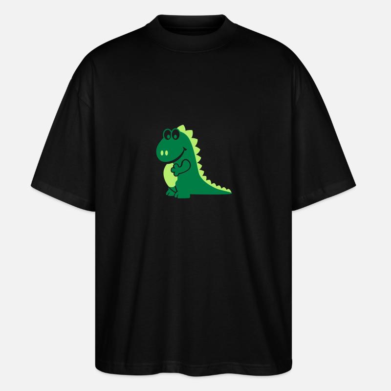 Drache - Stanley/Stella Oversized Unisex Bio T-Shirt Blaster 2.0 - Schwarz