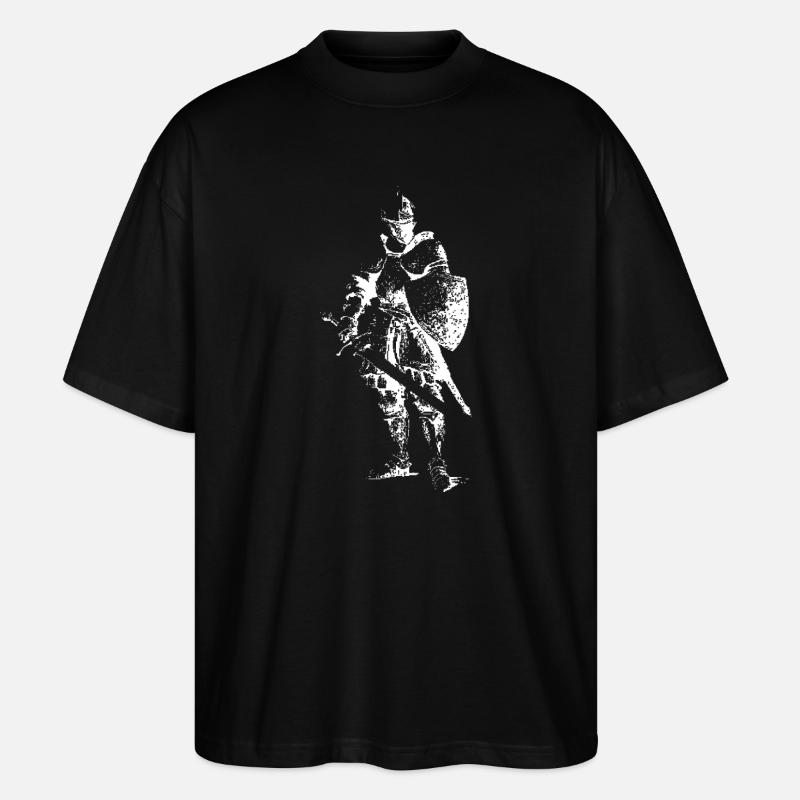 Eisenritter-Silhouette - Stanley/Stella Oversized Unisex Bio T-Shirt Blaster 2.0 - Schwarz