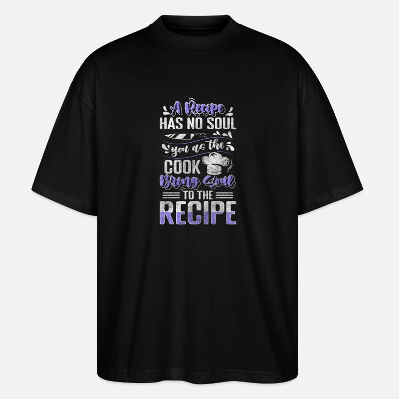 Cuisine Gastronomie Délicieuse Marmite - T-shirt bio Blaster 2.0 coupe oversize Stanley/Stella Unisexe - noir