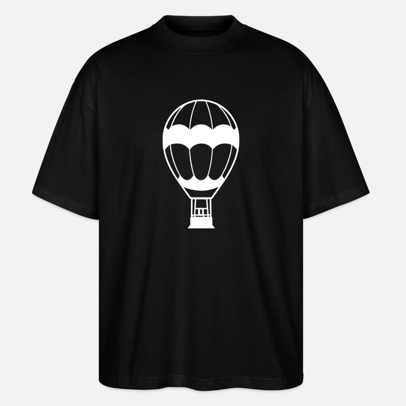 Luftballon - Stanley/Stella Oversized Unisex Bio T-Shirt Blaster 2.0 - Schwarz