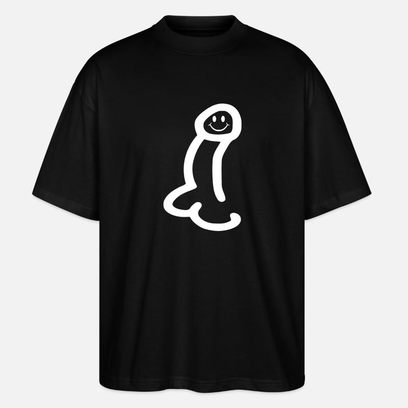 Penis - Stanley/Stella Oversized Unisex Bio T-Shirt Blaster 2.0 - Schwarz