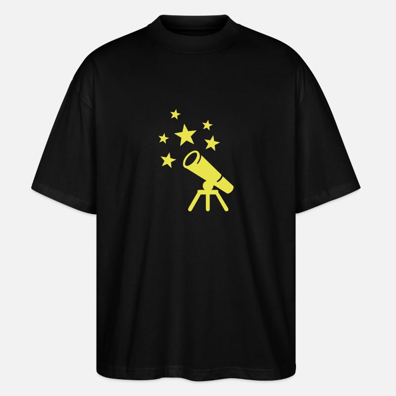 Teleskop - Stanley/Stella Oversized Unisex Bio T-Shirt Blaster 2.0 - Schwarz