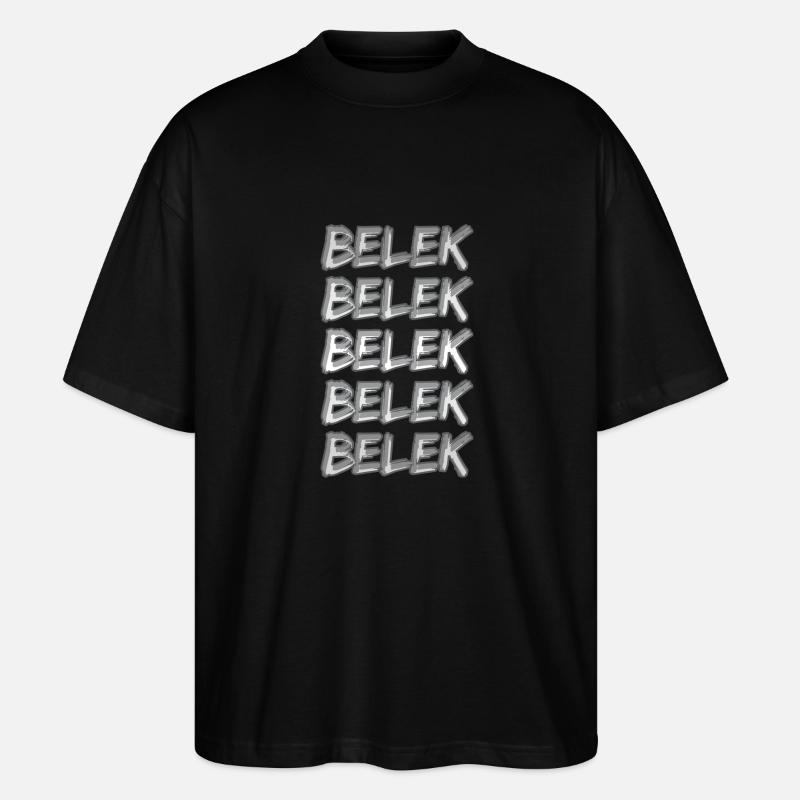Reise Belek - Stanley/Stella Oversized Unisex Bio T-Shirt Blaster 2.0 - Schwarz