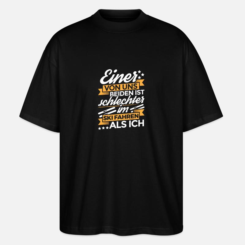 UN DES ski US - T-shirt bio Blaster 2.0 coupe oversize Stanley/Stella Unisexe - noir