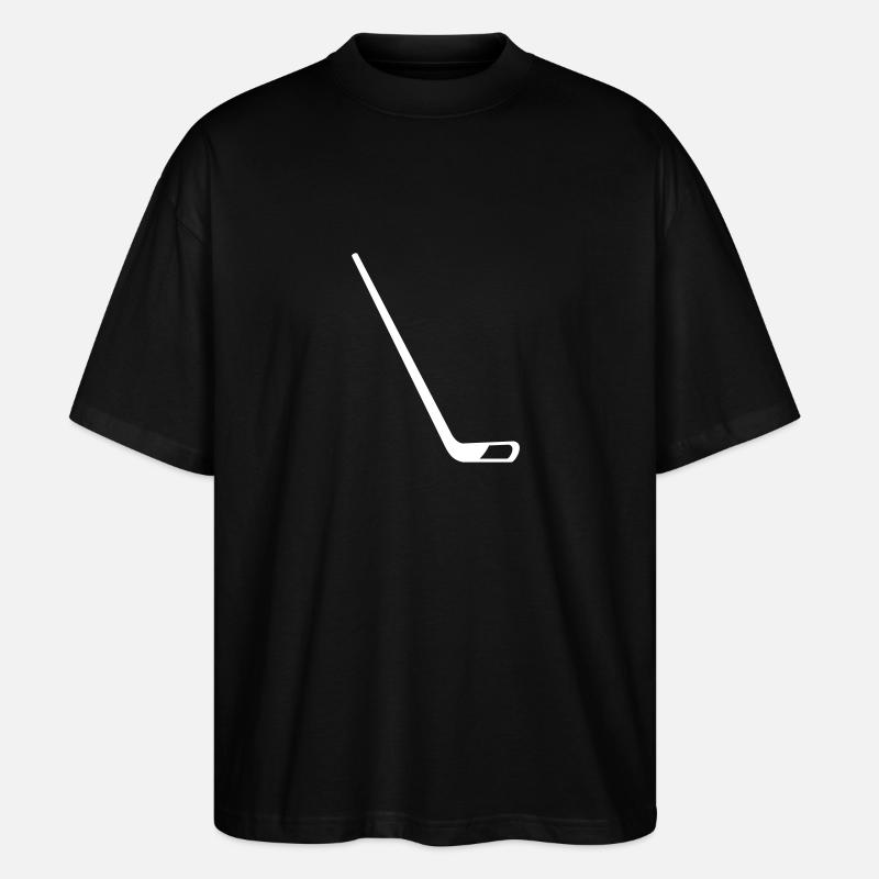Eishockeyschläger - Stanley/Stella Oversized Unisex Bio T-Shirt Blaster 2.0 - Schwarz